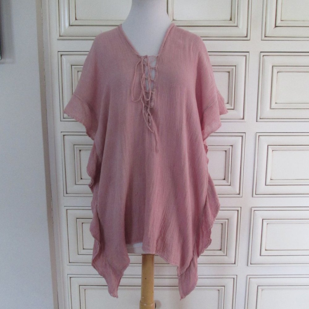 Jen's Pirate Booty Mauve Kaftan Tunic Dress Top